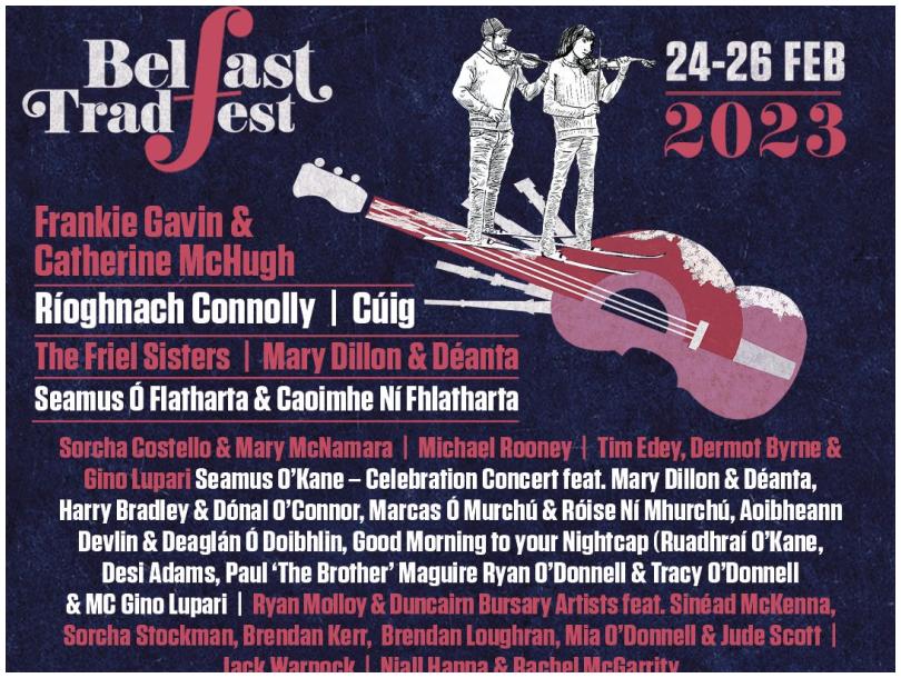 Belfast TradFest Winter Weekend CommunityNI